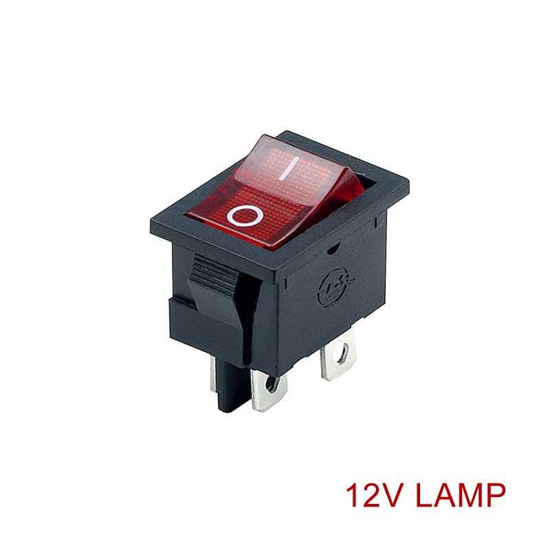 DPST ON-OFF Rocker Switches With Red/Green LED Light